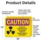 Signmission Radiation & Laser Sign, 12 in H x 18 in W, Vinyl Decal, Rectangle OS-2PACK-CR-D-1218-L-10151 - alternate 5